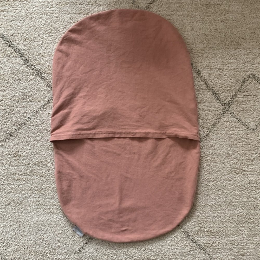Snuggle Me Organic Infant Lounger Cover in Gumdrop